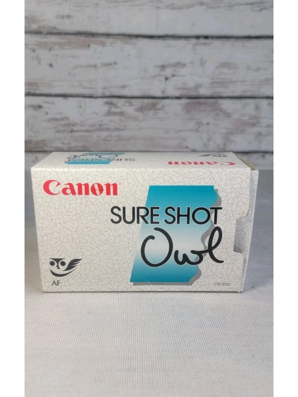 Canon Sure Shot Owl 35mm Film Camera - Black. Tested And Working. GUC. OBO